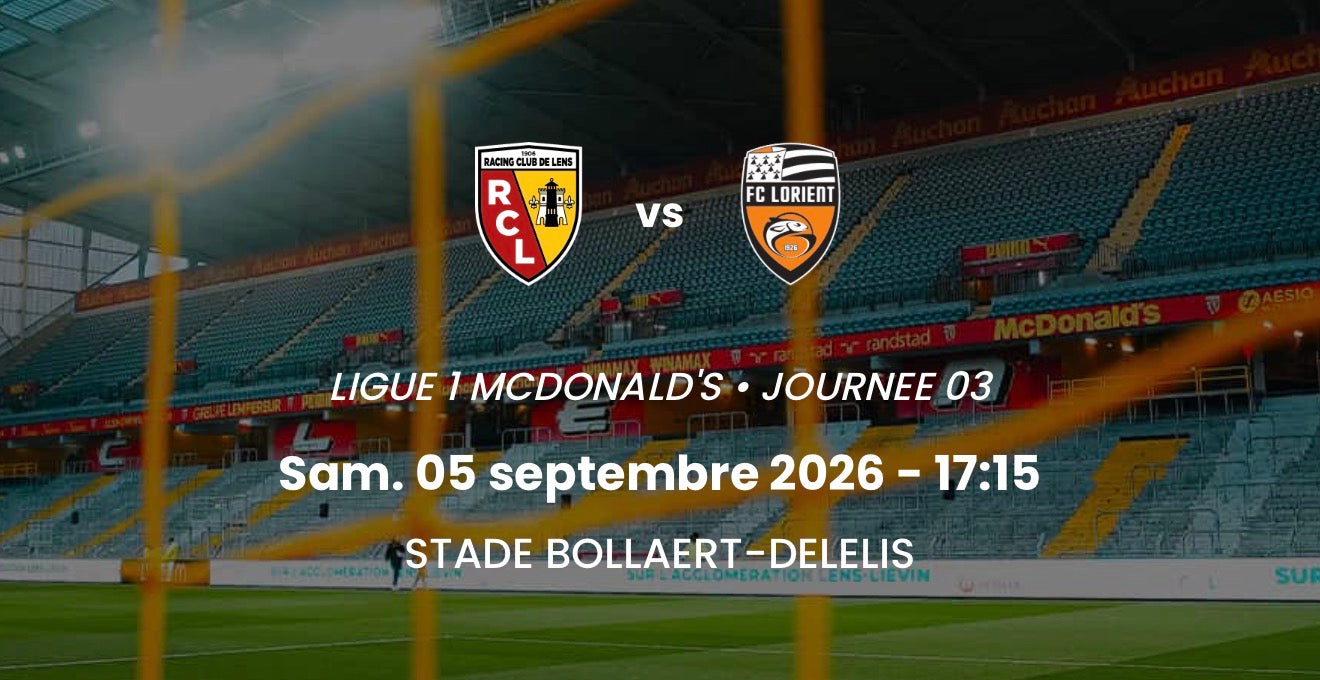 RC Lens - FC Lorient