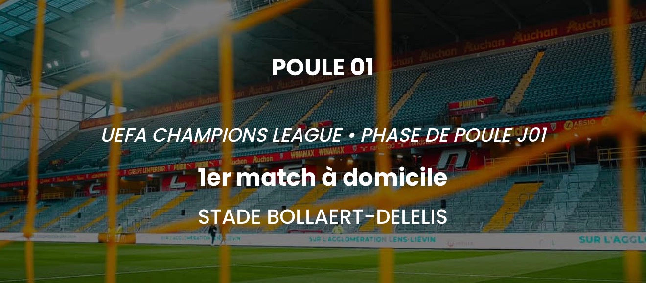 UEFA CHAMPIONS LEAGUE • PHASE DE POULE J01