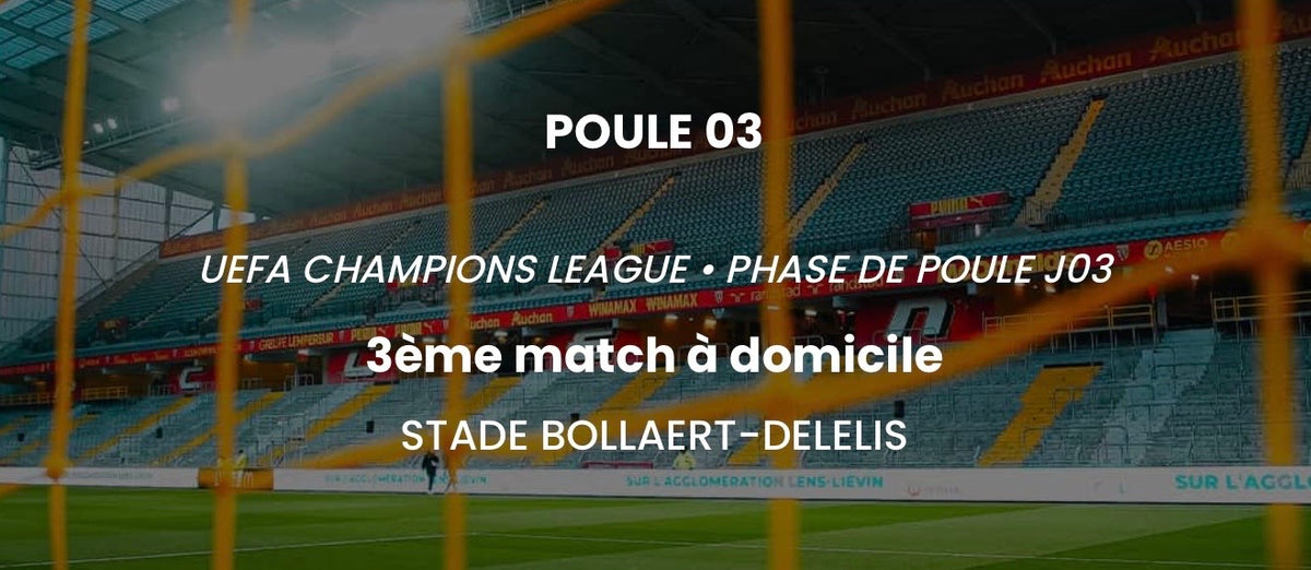 UEFA CHAMPIONS LEAGUE • PHASE DE POULE J03